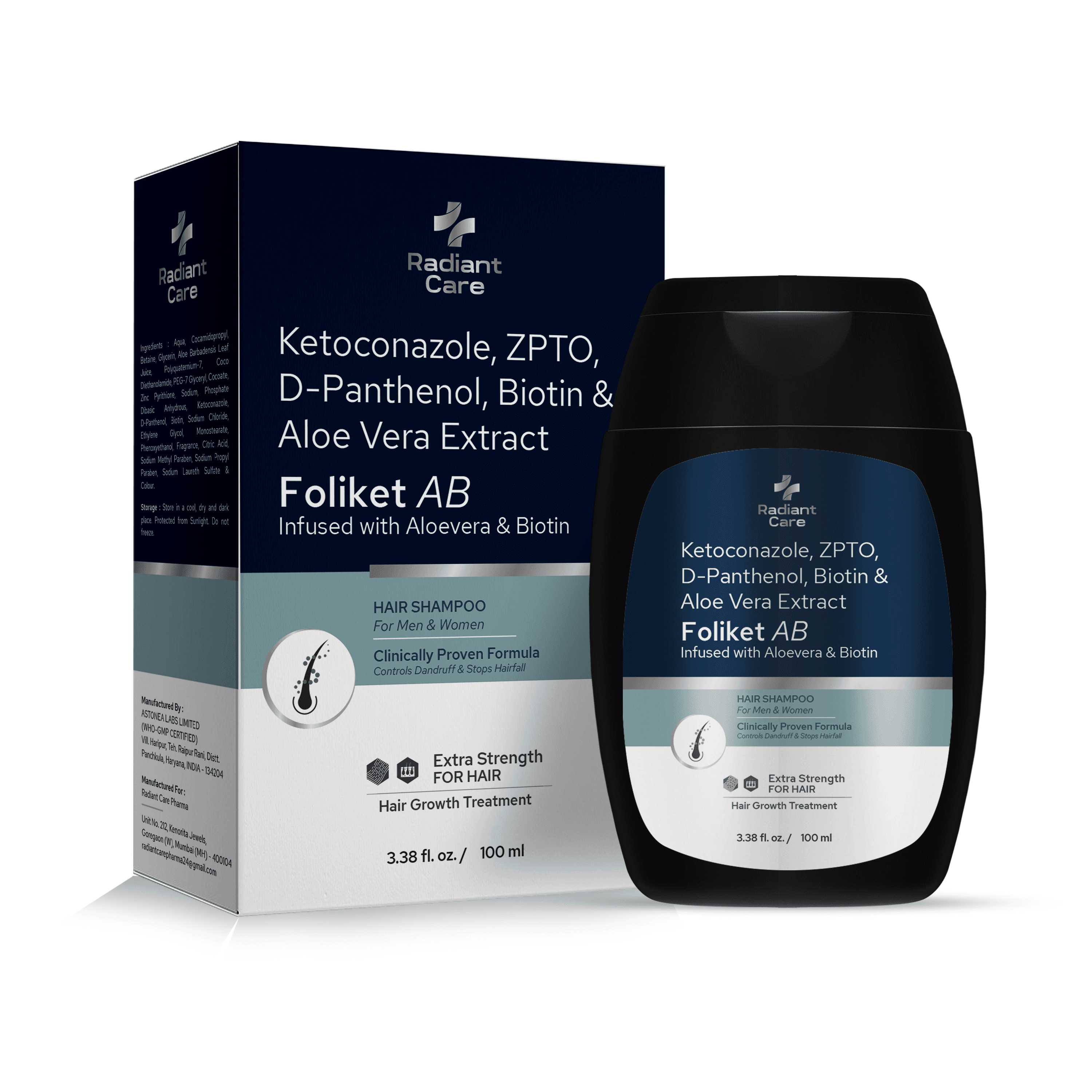 Foliket AB Anti-Dandruff Shampoo — Fight Flakes, Fuel Growth.